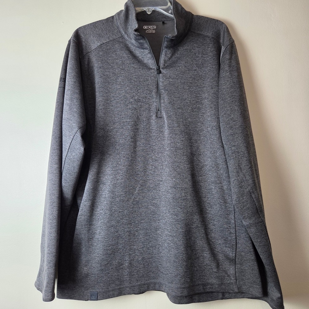 OGIO Mens XL Rio 2016 Olympics Visa Sponsor Quarter Zip Pullover Gray Heather